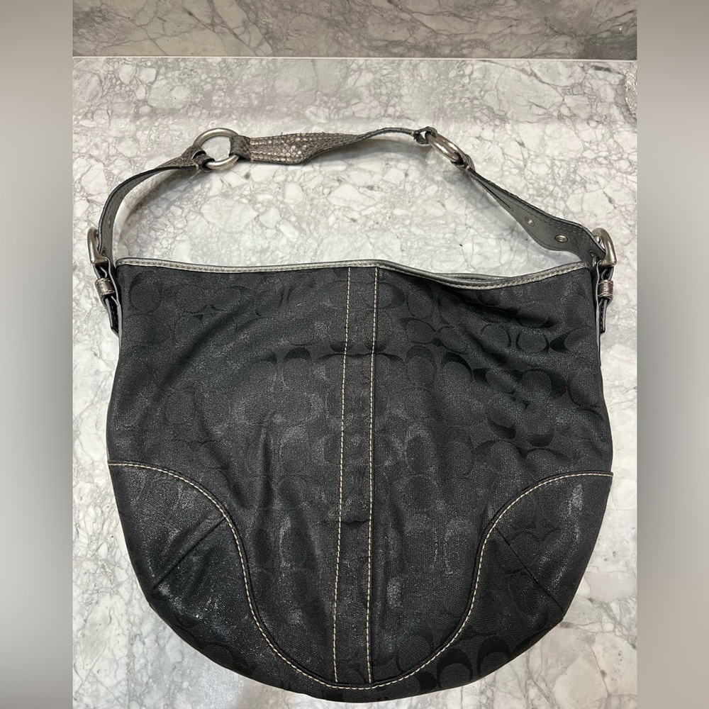 Coach Black Designer Shoulder Bag